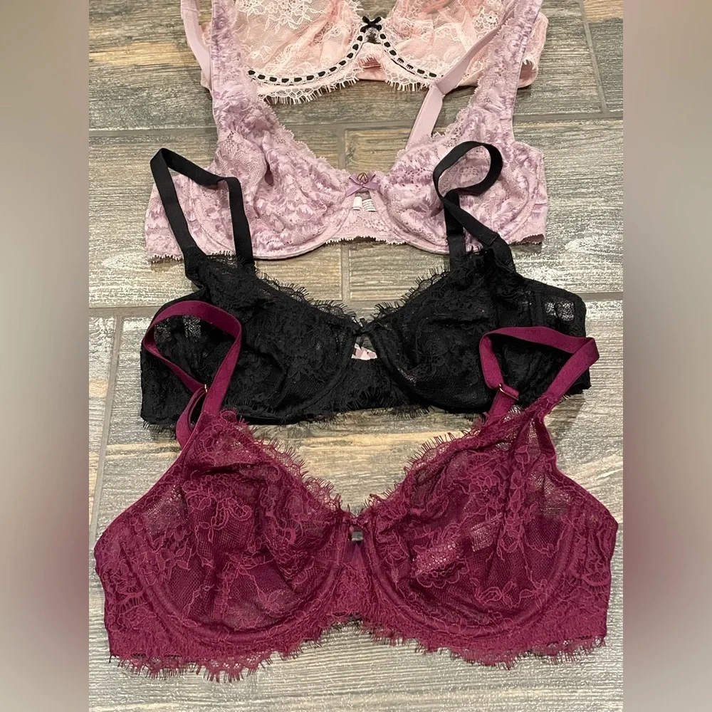 Victoria's Secret Unlined Demi Bras 34D Set of 6 - Picture 2 of 6